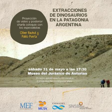 Extracciones de dinosaurios en la Patagonia Argentina