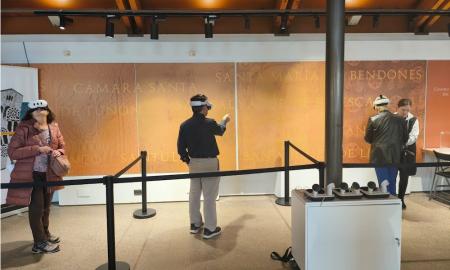 Imagen Realidad virtual para viajar a Santa María de Naranco en el siglo IX en el Centro del Prerrománico Asturiano