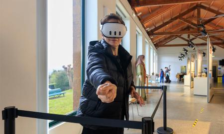 Imagen Realidad virtual, charla divulgativa y taller, esta Semana Santa en el Centro del Prerrománico Asturiano