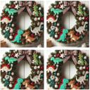 Image Coronas navideñas jurásicas